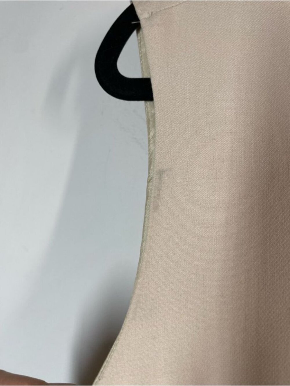 2NDDAY Sleeveless Cream Shift Jumpsuit Minimalist Quiet Luxury Career Chic - Picture 6 of 12